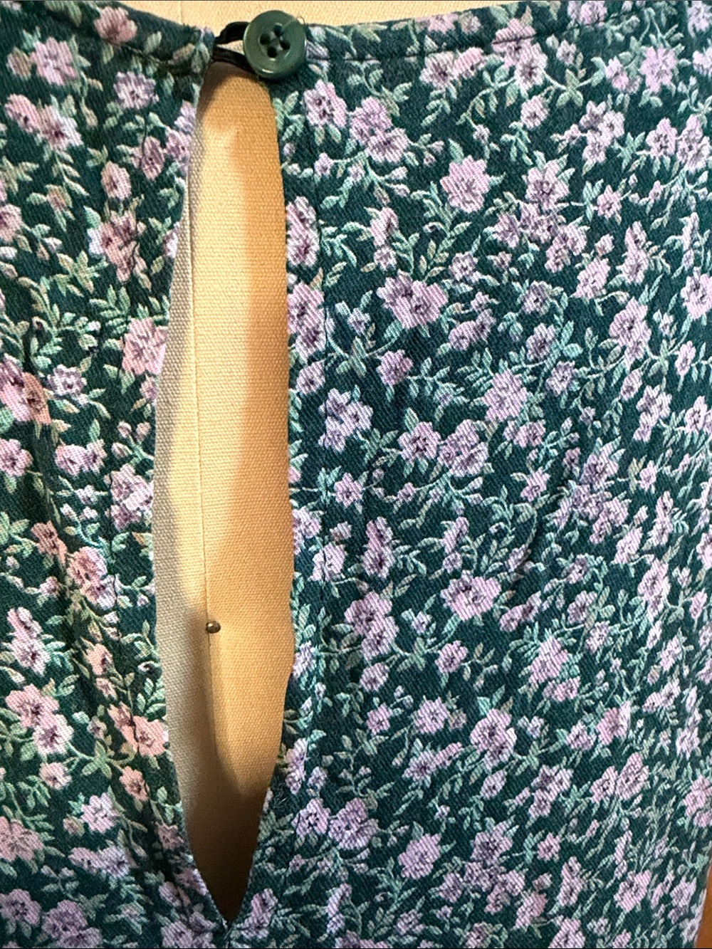 American Eagle Outfitters Green Floral Midi Dress - Picture 4 of 5
